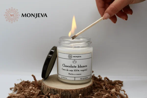 Vela Chocolate Blanco