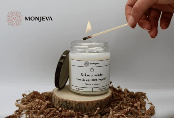 Vela Sakura Verde