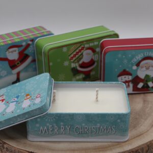 Vela navideña de panettone